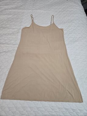 Jockey Simple Nude Slip Dress - Spaghetti Straps